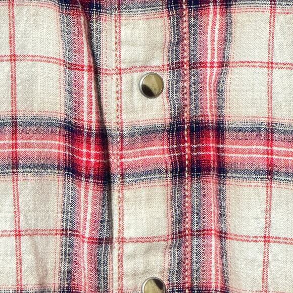 Wrangler Retro Premium Men Linen Western Snap Pearl Long Sleeve Linen Cowboy - Picture 3 of 4